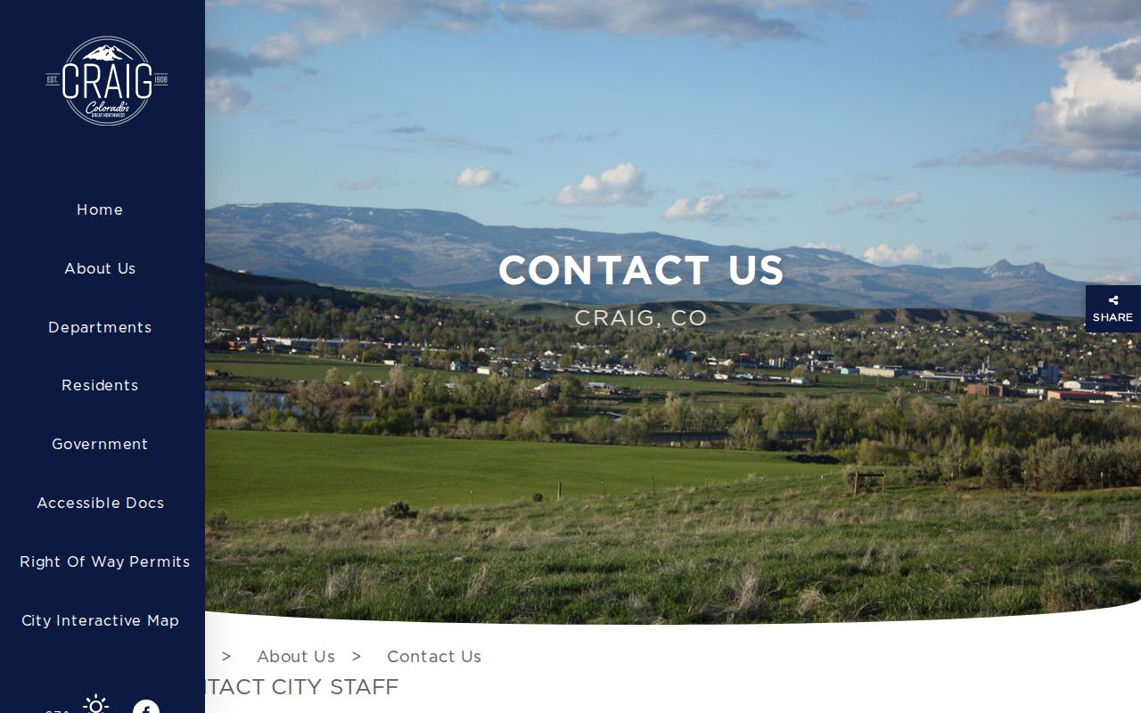 Moffat County traffic court records City of Craig municipal court staff directory
